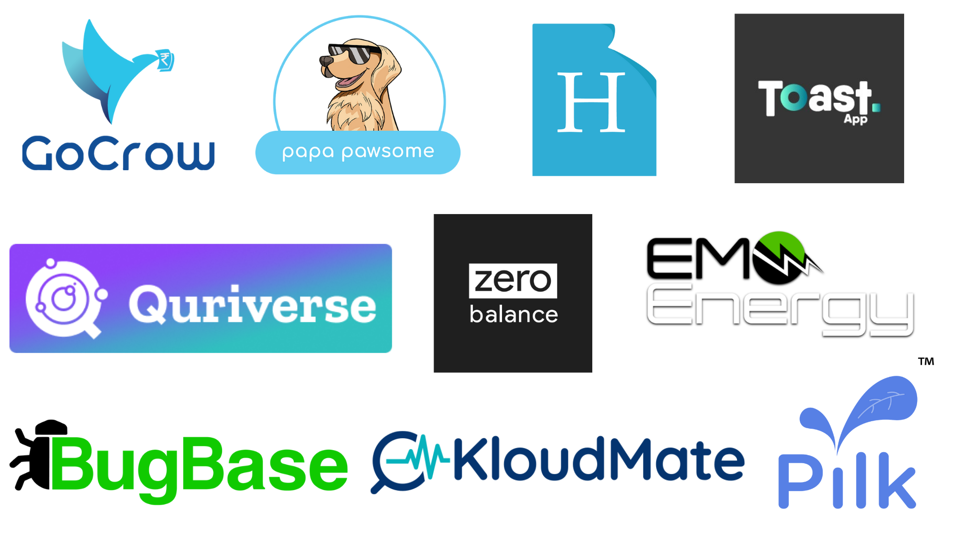 Logos of Startups from Class 07